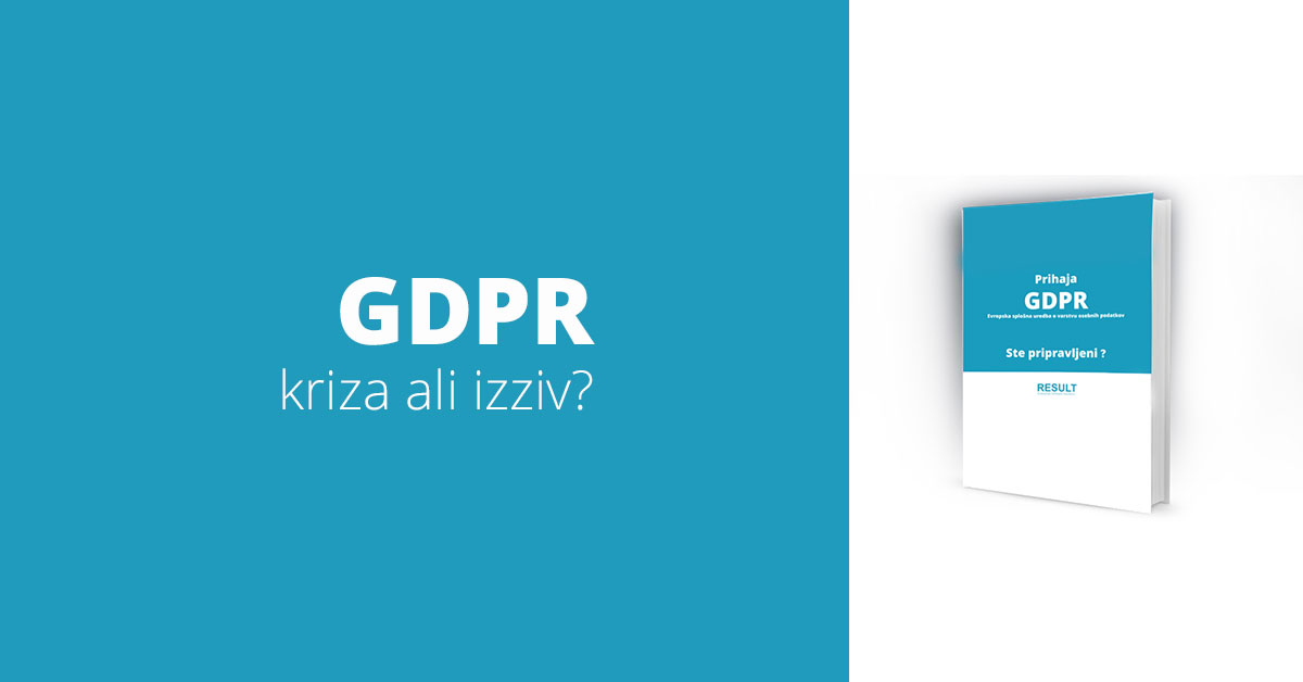GDPR je priložnost za poslovno analitiko