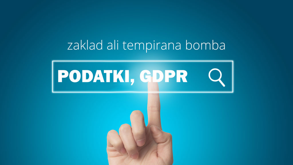 GDPR je upravljanje s podatki