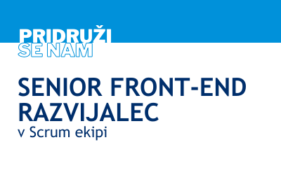 Senior Front-end razvijalec Senior Front-end razvijalec